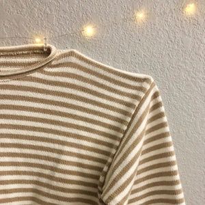 Vintage cropped knit sweater